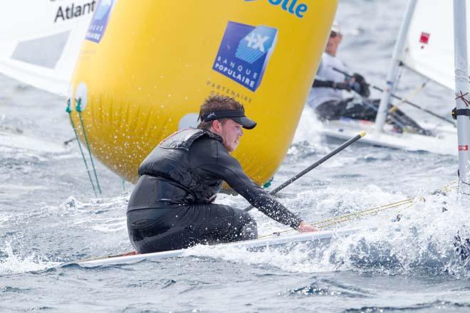Laser, 2014 ISAF Sailing World Cup Hyeres, day 1 &copy; Thom Touw http://www.thomtouw.com